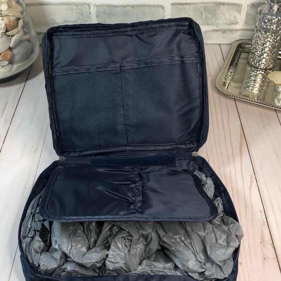 Travel Season Toiletry Travel Bag in Navy or Teal - Picture 7 of 16